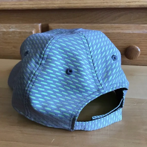 Athleta baseball hat gray and neon green - Picture 2 of 5